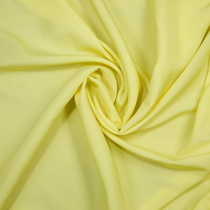 Gee Di Moda Round Tablecloth - 90 Inch Yellow Round Table Cloth for 30 to 60 Inch Round Tables - Heavy Duty Washable Fabric - for Buffet Table, Holiday Party, Dinner, Wedding & Baby Shower