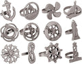 ALPHA Living HOME Elegant Napkin Rings Set of 12 - Crafted Lightweight with Antique Finish, Ideal Décor for Weddings, Family Gatherings, Formal Dinners, Banquets & Everyday Dining (Silver)