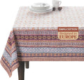 Maison d' Hermine Table Cloth Square Table 100% Cotton 60 x 60 Inches Fall Tablecloth Reusable Everyday Use for Thanksgiving Christmas Decorations Dining Farmhouse Party (Fair Isle)