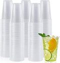 Lilymicky 500 Pack 9 oz Clear Plastic Cups, Disposable Drinking Cups, Plastic Party Cups for Birthday Parties, Picnics, Ceremonies, and Any Events