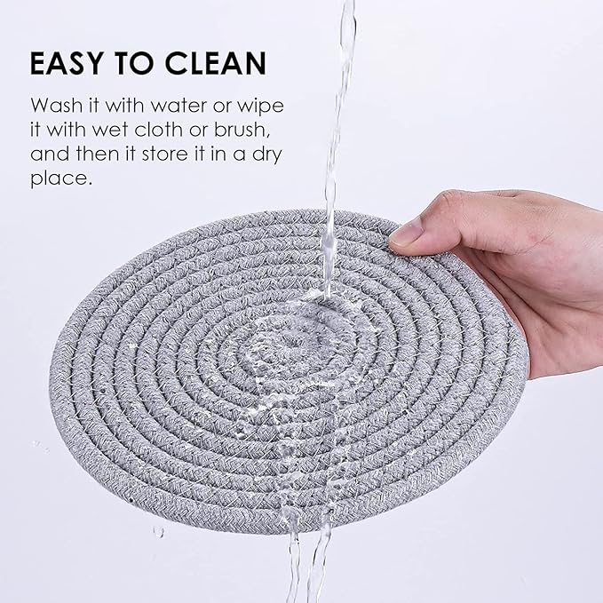 Trivets for Hot Dishes Set of 3, Trivets for Hot Pots and Pans, Heat-Resistant Pot Holders, Stylish Coasters, Perfect for Your Kitchen