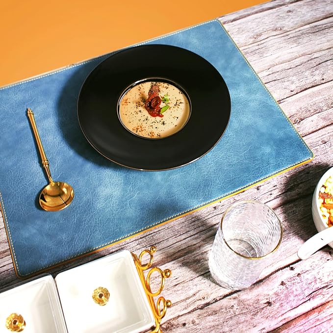 Ceramics Rimmed Soup Bowls 8.8 oz, Black 11.6 inch Exquisite small soup plate Set of 4, Pasta plates With Rim is the best choice for hotels, kitchens, fine restaurants and gourmets