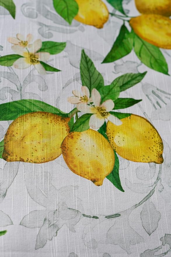 Maison d' Hermine Table Cloth Square Table 100% Cotton 60 x 60 Inches Tablecloth Reusable Decorative for Dining Room Farmhouse Home Valentines Day Decorations Spring Summer - Cedrat