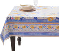 Maison d' Hermine Table Cloth Rectangle Table 100% Cotton 60 x 90 Inches Tablecloth Reusable Decorative for Dining Room Farmhouse Home Valentines Day Decorations Spring Summer - Girassol