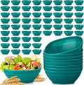 Gejoy 64 Pcs Unbreakable Cereal Reusable Wheat Straw Lightweight Bowls Microwave and Dishwasher Safe Soup Fiber Bowls for Kitchen Serving Salad Rice Snacks (Green)