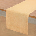 Solino Home Linen Table Runner 36 Inches - 100% Pure Linen Golden Nugget Table Runner 14 x 36 Inch Ideal for Dresser and Coffee Tables, Spring, Easter - Athena