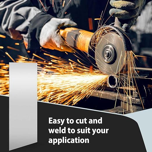 12 x 36 Inch 16 Gauge Mild Steel Sheet Metal Plate, Square Weldable Carbon Cold Rolled Panels for Industrial DIY Welding, Craft Use Accessories, Easy Formability Smooth Surface