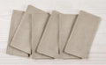 Solino Home Natural Linen Napkins Set of 6-100% Pure Linen Cloth Washable Dinner Napkins 20 x 20 Inch for Spring, Easter - Fete