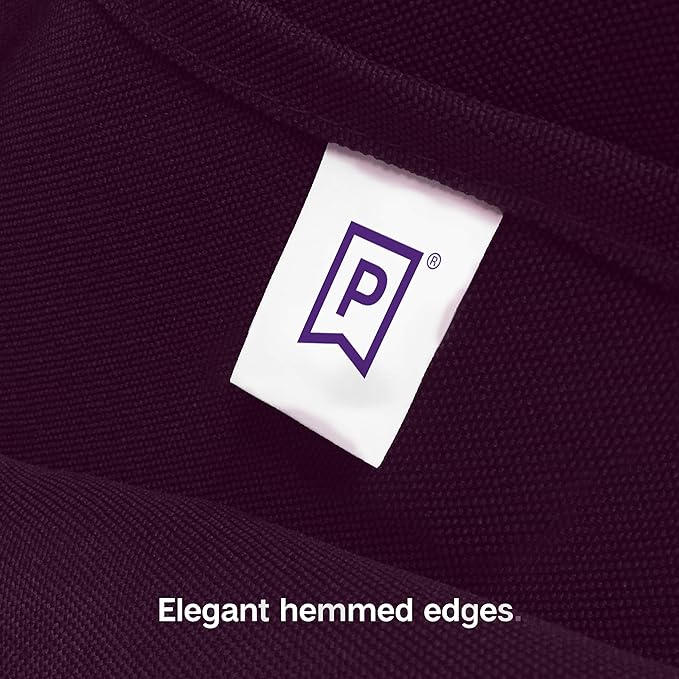 Gee Di Moda Rectangle Tablecloth - 60 x 102 Inch Eggplant Table Cloth for 6 Foot Rectangle Tables - Heavy Duty Washable Fabric - for Holiday Party, Dinner, Weddings, Baby Shower & Events