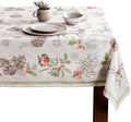 Maison d' Hermine Table Cloth Square Table 100% Cotton 54 x 54 Inches Fall Tablecloth Reusable Everyday Use for Thanksgiving Christmas Decorations Dining Farmhouse Party (Christmas Dew)