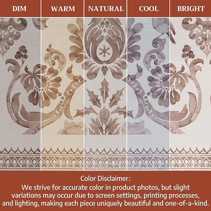 Maison d' Hermine Table Cloth Square Table 100% Cotton 54 x 54 Inches Fall Tablecloth Reusable Everyday Use for Thanksgiving Christmas Decorations Dining Farmhouse Party (Allure)