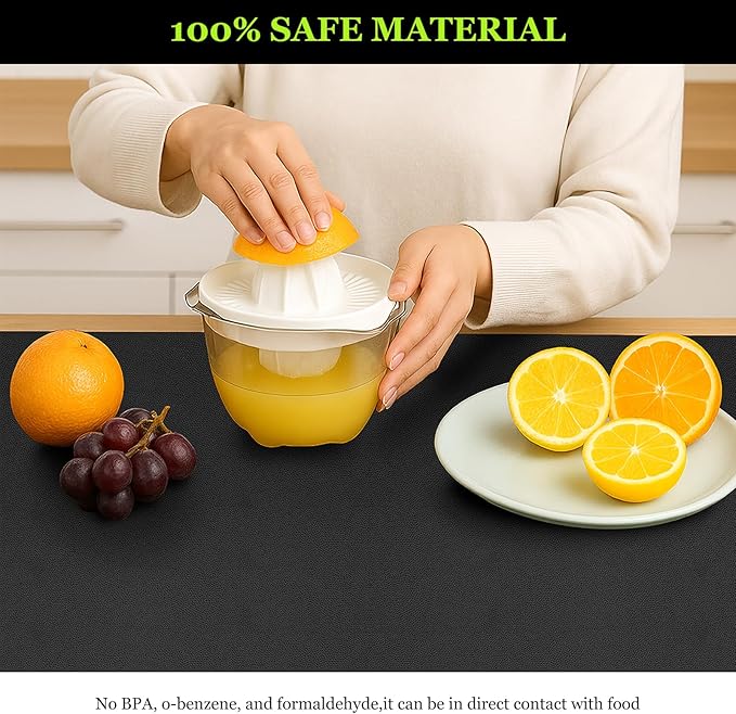 Warmstar Leather Table Cover 16 x22 Inch, 1.8MM Thick PVC Table Protector Waterproof, Desk Cover Protector Non-Slip Table Pad for Kitchen, Dresser, Gaming Desk,Dining Room Table
