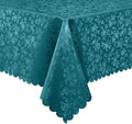 Smiry Rectangle Table Cloth, Waterproof Heavy Duty Vinyl Tablecloths, Wipeable Washable Table Cover for Kitchen and Dining Room (Emerald Green, 60" X 102")