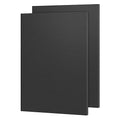 ABS Plastic Sheet 12" x 16" x 1/4" Thick (6mm) Black Rigid Moldable Thermoplastic Board for Crafts, DIY Projects, Home Decor - Textured & Smooth Surface, Pack of 2