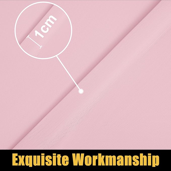 Smiry Rectangle Picnic Table Cloth, Waterproof Elastic Fitted Tablecloths for 4 Foot Tables, Washable Polyester Table Cover for Camping, Valentine's Day and Outdoor (Pink, 30"x48")