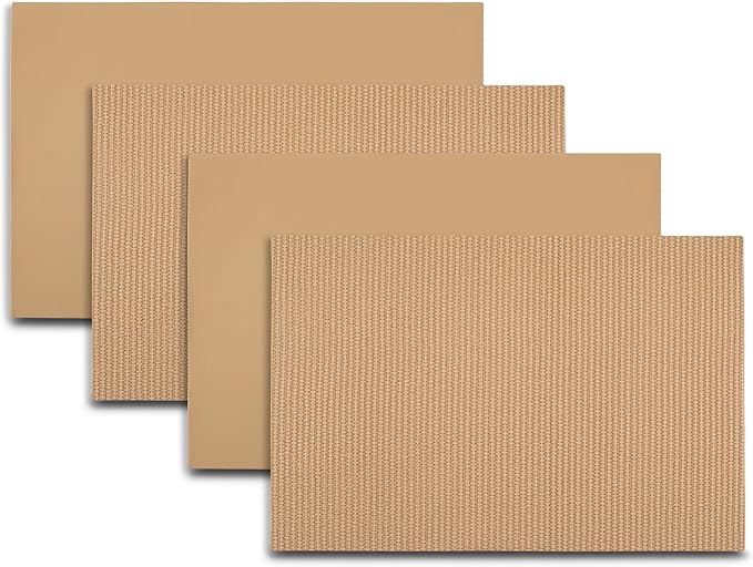 Placemats Set of 4 12" x 18" Heat-Resistant Table Mats for Dining Table Set for 4 Kitchen & Dining Room Decor Farmhouse, Boho, & Modern Style Easy to Clean, Durable & Stylish Table Decor