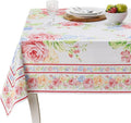 Maison d' Hermine Table Cloth Rectangle Table 100% Cotton 60 x 90 Inches Tablecloth Reusable Decorative for Dining Room Farmhouse Home Valentines Day Decorations Spring Summer - Vintage Floral