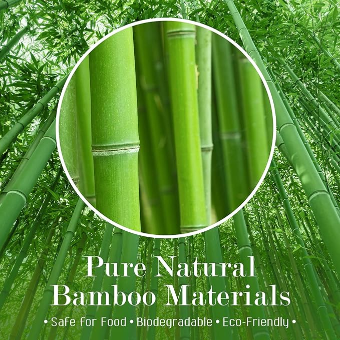 Minisland Black Pearl Cocktail Picks, 4.7 Inch Long Bamboo Fancy Toothpicks for Appetizers, Decorative Halloween Holiday Party Food Drink Garnish Fruit Kabob Skewer Sticks 100 Counts - MSL456