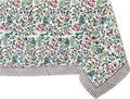 ATOSII Ambrosia 100% Cotton Square Boho Spring Summer Tablecloth, Handblock Floral Table Cloth Linen for Kitchen Dining Parties Wedding Outdoors Easter I 60 X 60 Inches I 4 Seater