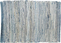 C&F Home Denim Rag Blue Rectangle Thick Placemats Set of 4 Farmhouse Country Boho Vintage Table Mats for Kitchen Dining Home Decor Fourth of July Americana Patriotic Independence Day Memorial Day