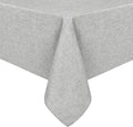 Hiasan Faux Linen Rectangle Tablecloth - Wrinkle and Stain Resistant Washable Table Cloth for Kitchen Dining Room Holiday Table Cover for Dinner, Light Grey, 70 x 90 Inch