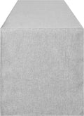 Table Runner 13 x 108 Inches Long, Cotton Linen Farmhouse Style Grey Table Linen for Kitchen Dining Coffee Table Parties Wedding Home Decor (Modern-Grey, 13” x 108”)
