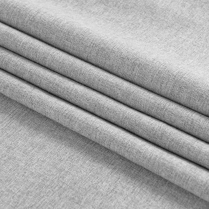 Table Runner 13 x 90 Inches Long, Cotton Linen Farmhouse Style Grey Table Linen for Kitchen Dining Coffee Table Parties Wedding Home Decor (Modern-Grey, 13” x 90”)