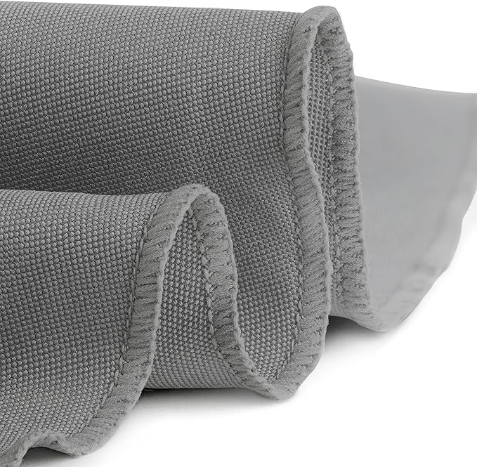 Gee Di Moda Round Tablecloth - 120 Inch Charcoal Round Table Cloth for 60 to 96 Inch Round Tables - Heavy Duty Washable Fabric - for Buffet Table, Holiday Party, Dinner, Wedding & Baby Shower