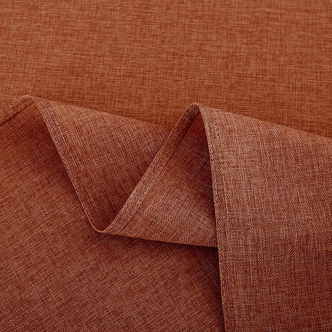 Softalker Extra Lang Table Cloth for 6/8 Foot Rectangle Table 60x120 inch Faux Linen Tablecloth Outdoor Waterproof Stain and Wrinkle Resistant Table Cover for Fall Garden Party Picnic Decor Tabletop
