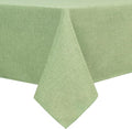 Hiasan Faux Linen Rectangle Tablecloth - Wrinkle and Stain Resistant Washable Decorative Fabric Table Cloth for Kitchen Dining Room Holiday Table Cover for Dinner, Sage Green, 60 x 120 Inch