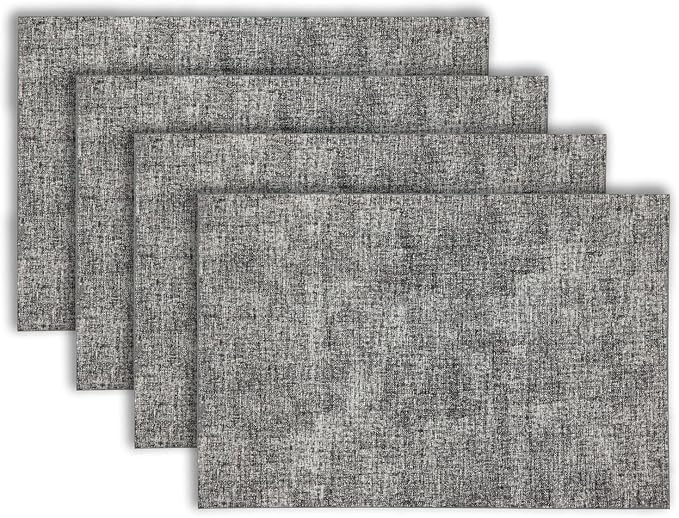 Placemats Set of 4 12" x 18" Heat-Resistant Table Mats for Dining Table Set for 4 Kitchen & Dining Room Decor Farmhouse, Boho, & Modern Style Easy to Clean, Durable & Stylish Table Decor