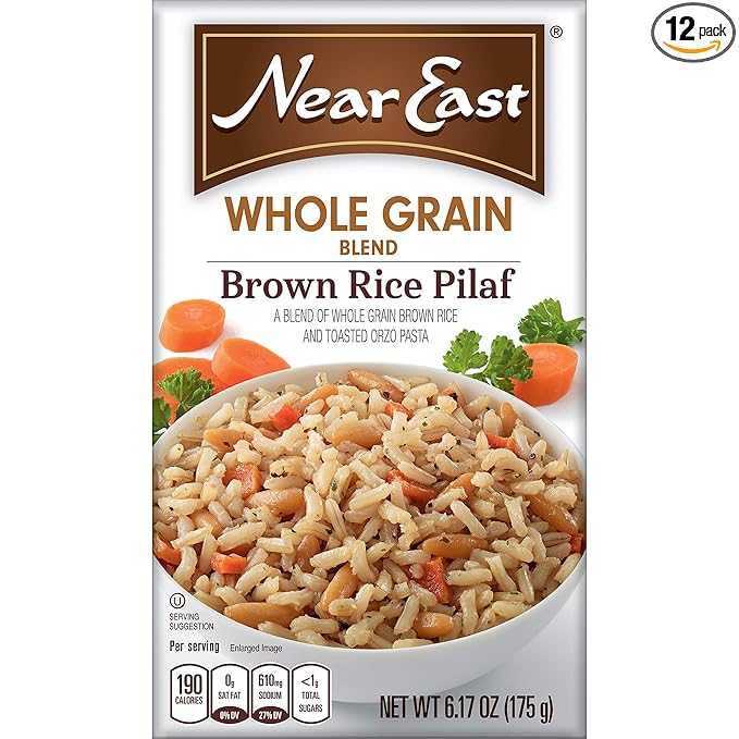 Near East Brown Rice Whole Grain Blends , 6 Ounce Boxes (Pack of 12) (B000GZY9AQ)