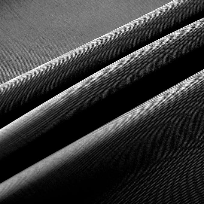 2-Pack 60x120 inch Grey Table Cloths, Solid Stain and Wrinkle Resistant Oblong Tablecloth, Premium Plain Weave Polyester Fabric Rectangle Table Linen Covers for Hotel, Wedding
