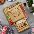 Personalized Charcuterie Boards - Custom Engraved Valentines Day Gifts for Him or Her - Cheese Board, Gift for Wedding, Anniversary, Couple, Housewarming, Birthday, Holiday, Friends, Family, Mom, Dad