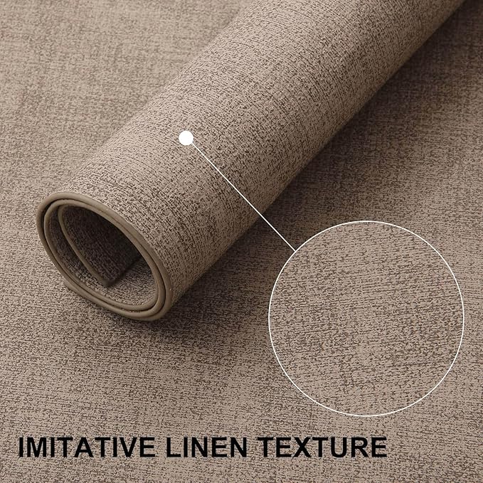 homing Faux Leather Heat Resistant Placemats 12 Packs, Waterproof Wipeable Dining PU Place Mats for Indoor & Outdoor, Easy to Clean, Camel