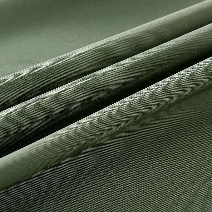 2-Pack 90x156 inch Sage Green Table Cloths, Solid Stain and Wrinkle Resistant Oblong Tablecloth, Premium Plain Weave Polyester Fabric Rectangle Table Linen Covers for Hotel, Banquet