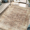 Keen Home Design 3x5 Rug - Machine Washable Entry Rug with Non-Slip Backing, Ideal for Enteryway, Kitchen, Bathroom, Laundry Room - Vintage, Easy Clean, Durable, Low Pile - (3' x 5')