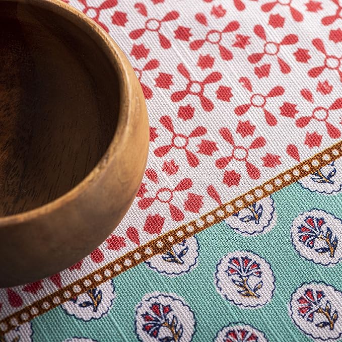 Maison d' Hermine Table Cloth Rectangle Table 100% Cotton 60 x 108 Inches Tablecloth Reusable Decorative for Dining Room Farmhouse Home Valentines Day Decorations Spring Summer - Provence