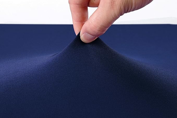 LZY Spandex Fitted Stretch Table Cover for 6 ft or 4ft or 8ft Folding Table, Rectangular Cocktail Tablecloth, Perfect for Party or Banquet