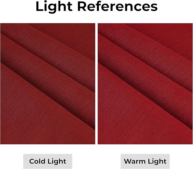 D'Moksha Homes Linen Red Table Runner 132 Inches Long - 100% Pure Linen Extra Long Table Runner 14 x 132 Inch for Valentines, Spring - Classic Hemstitch