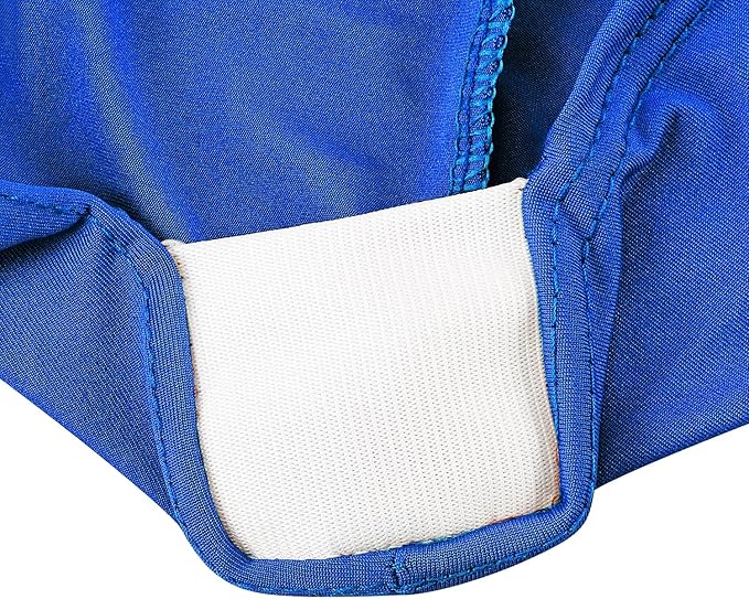 LZY Spandex Table Covers 6 Feet, Stretch/Fitted Table Covers for 6 Feet Folding Table, Rectangular Spandex Table Cloths for Wedding Party or Event (6FT-2PCS, Royal Blue)