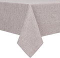 Hiasan Faux Linen Rectangle Tablecloth - Wrinkle and Stain Resistant Washable Table Cloth for Kitchen Dining Room Holiday Table Cover for Party Dinner, Stone, 52 x 70 Inch