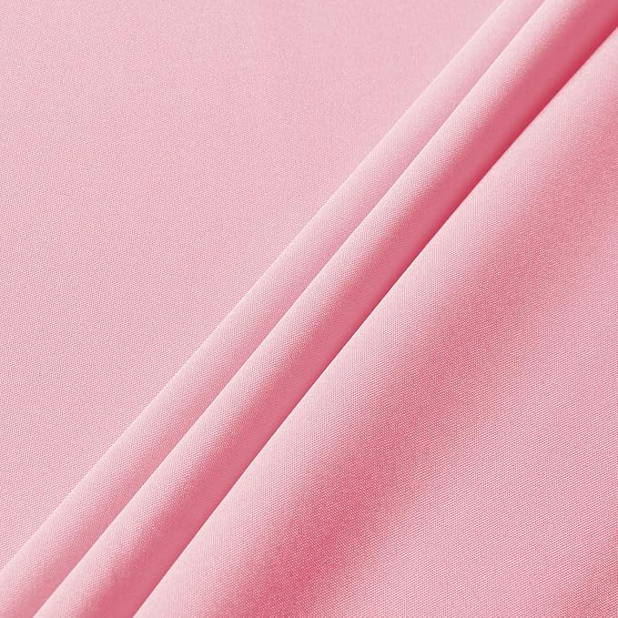 sancua Rectangle Tablecloth - 60 x 84 Inch - Stain and Wrinkle Resistant Washable Polyester Table Cloth, Decorative Fabric Table Cover for Dining Tables, Buffet Parties and Camping, Valentines Pink