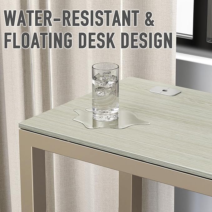 SHW 55-Inch Commercial-Grade Office Computer Desk, Maple