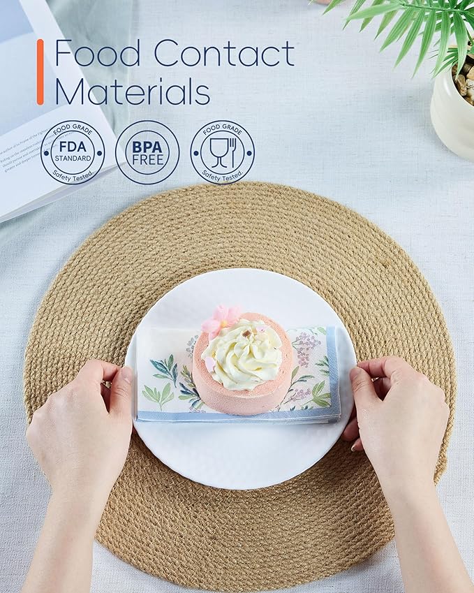 7.5 inch Appetizer Plate Set of 6, Opal Glass Round Geometric Faceted Small White Plates for Salad Dessert, Kitchen, Dishwasher and Microwave Safe