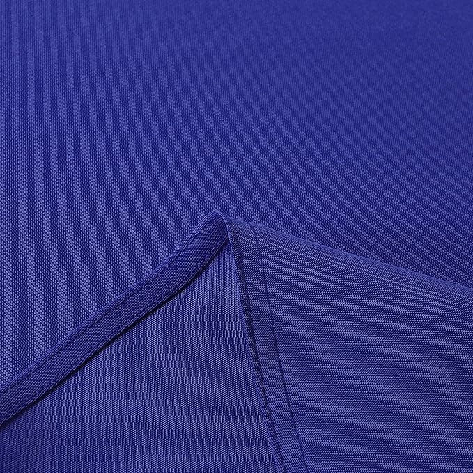 sancua Rectangle Tablecloth - 54 x 108 Inch - Stain and Wrinkle Resistant Washable Polyester Table Cloth, Decorative Fabric Table Cover for Dining Tables, Buffet Parties and Camping, Blue