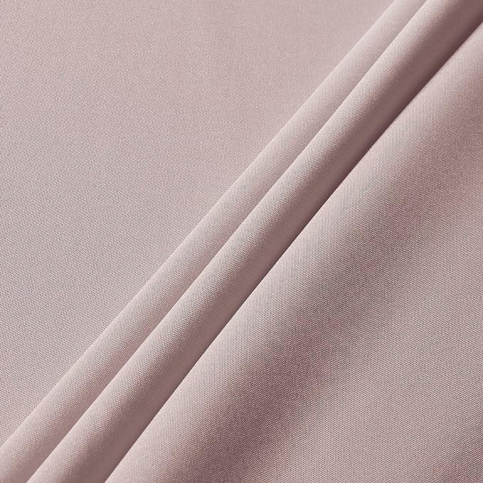 sancua Rectangle Tablecloth - 70 x 108 Inch - Stain and Wrinkle Resistant Washable Polyester Table Cloth, Decorative Fabric Table Cover for Dining Tables, Buffet Parties and Camping, Blush