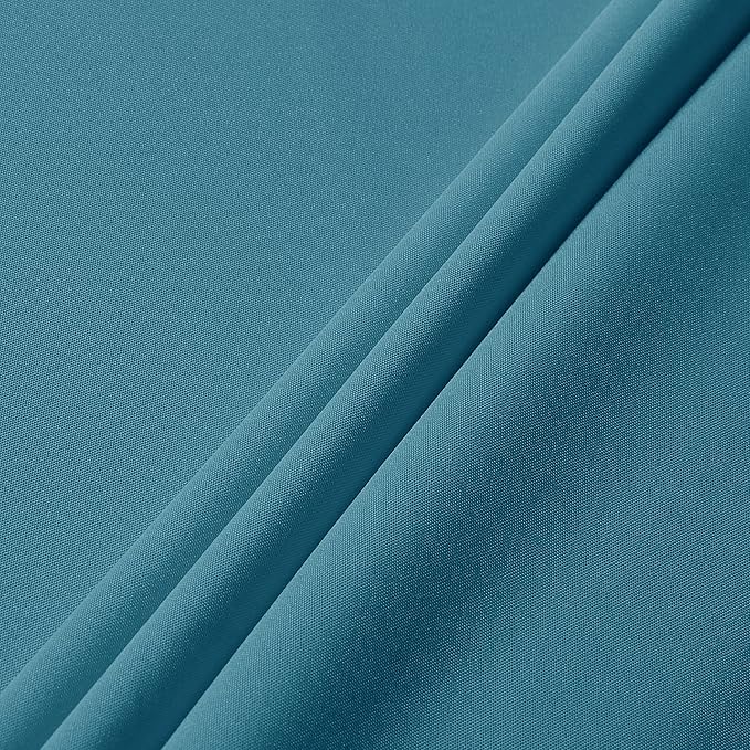 sancua Rectangle Tablecloth - 60 x 120 Inch - Stain and Wrinkle Resistant Washable Polyester Table Cloth, Decorative Fabric Table Cover for Dining Tables, Buffet Parties and Camping, Teal