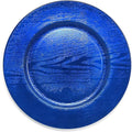 allgala 13-Inch 6-Pack Heavy Quality Round Charger Plates-Grain Blue-HD80307