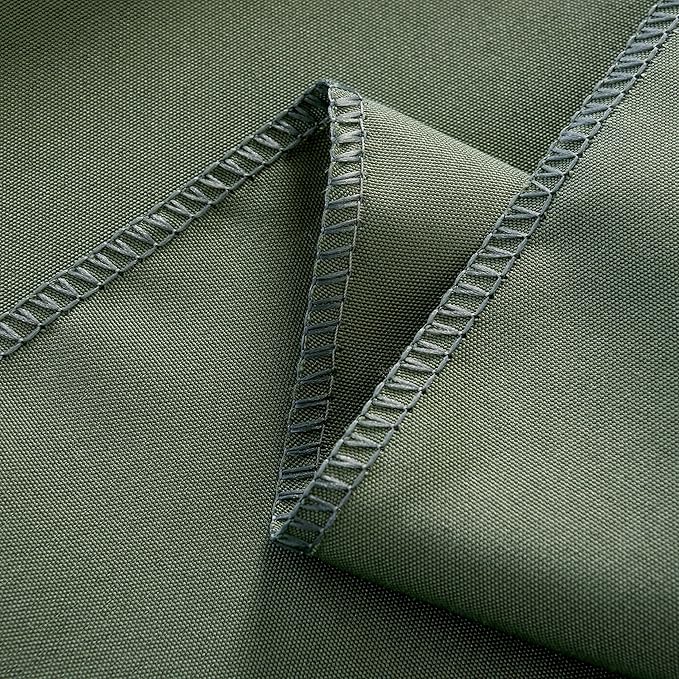6-Pack 60x60 inch Sage Green Table Cloths, Solid Stain and Wrinkle Resistant Tablecloth, Premium Plain Weave Polyester Fabric Rectangle Table Linen Covers for Hotel, Banquet